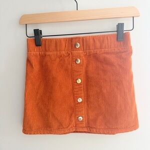 🧡 Isaac Mizrahi New York Girls’ Burnt Orange Corduroy Skirt